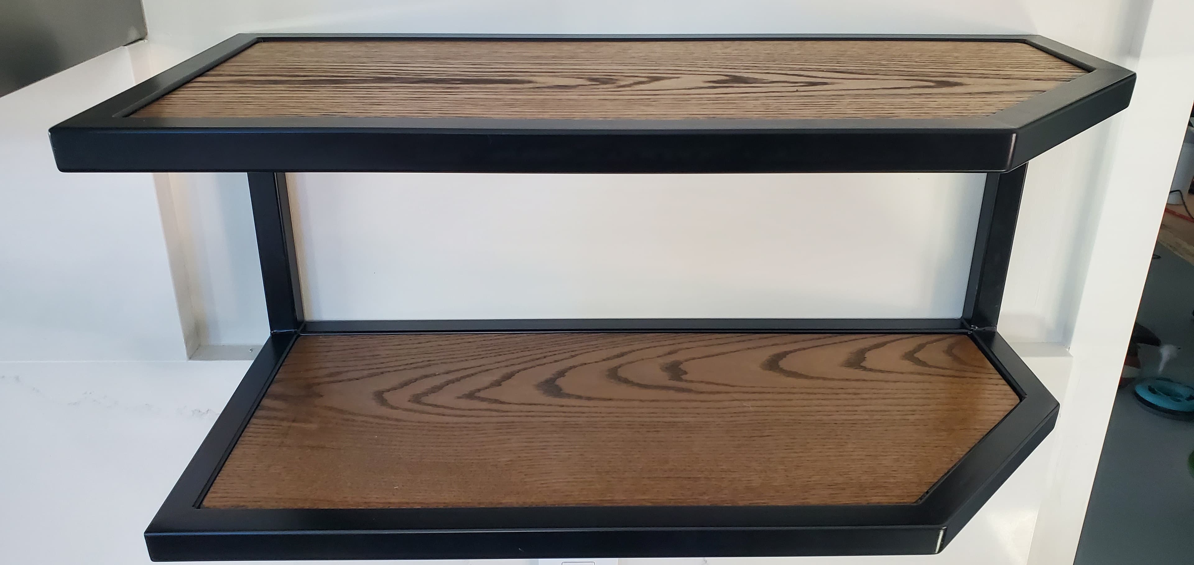 Custom Kitchen Shelving Oak.