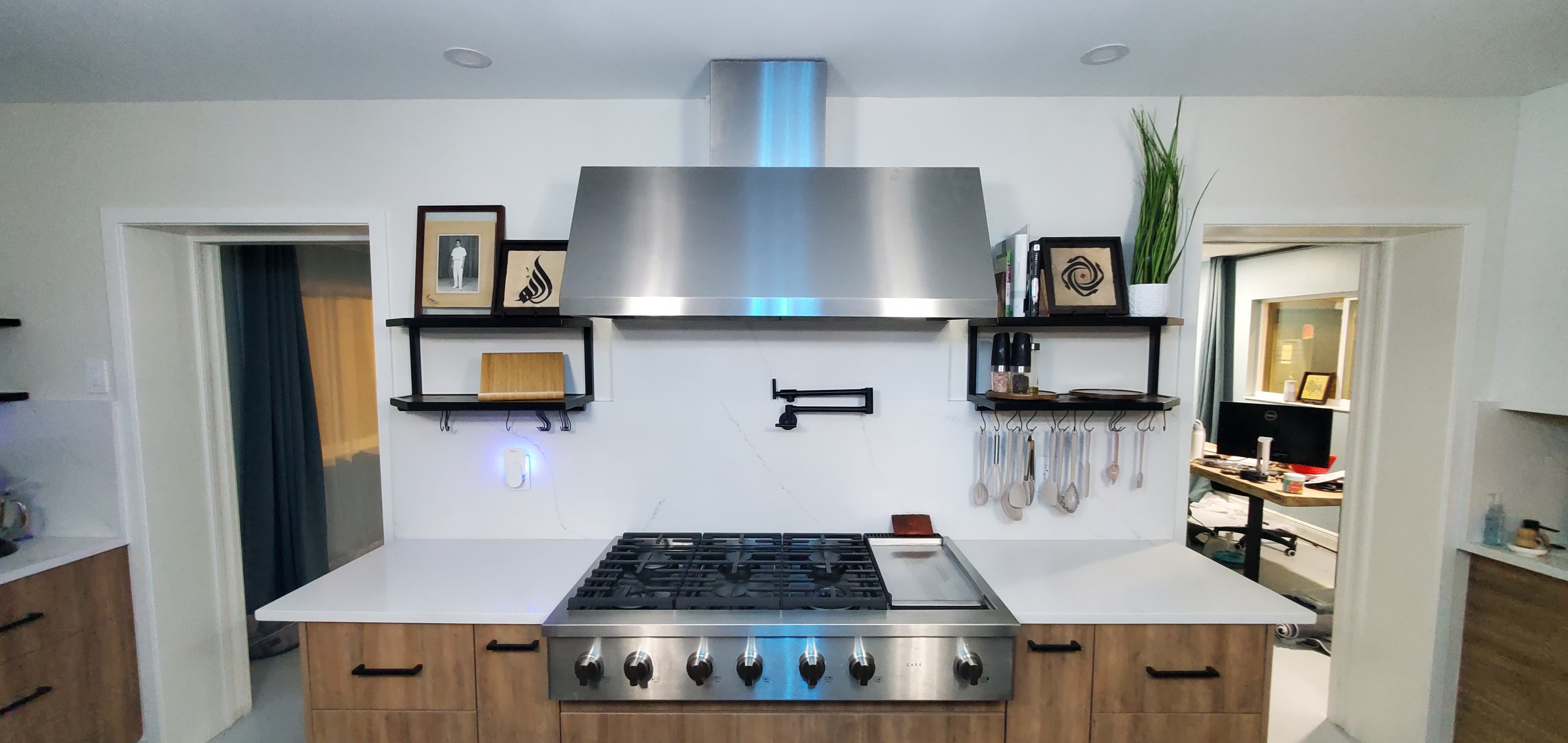 Custom Kitchen Shelving.