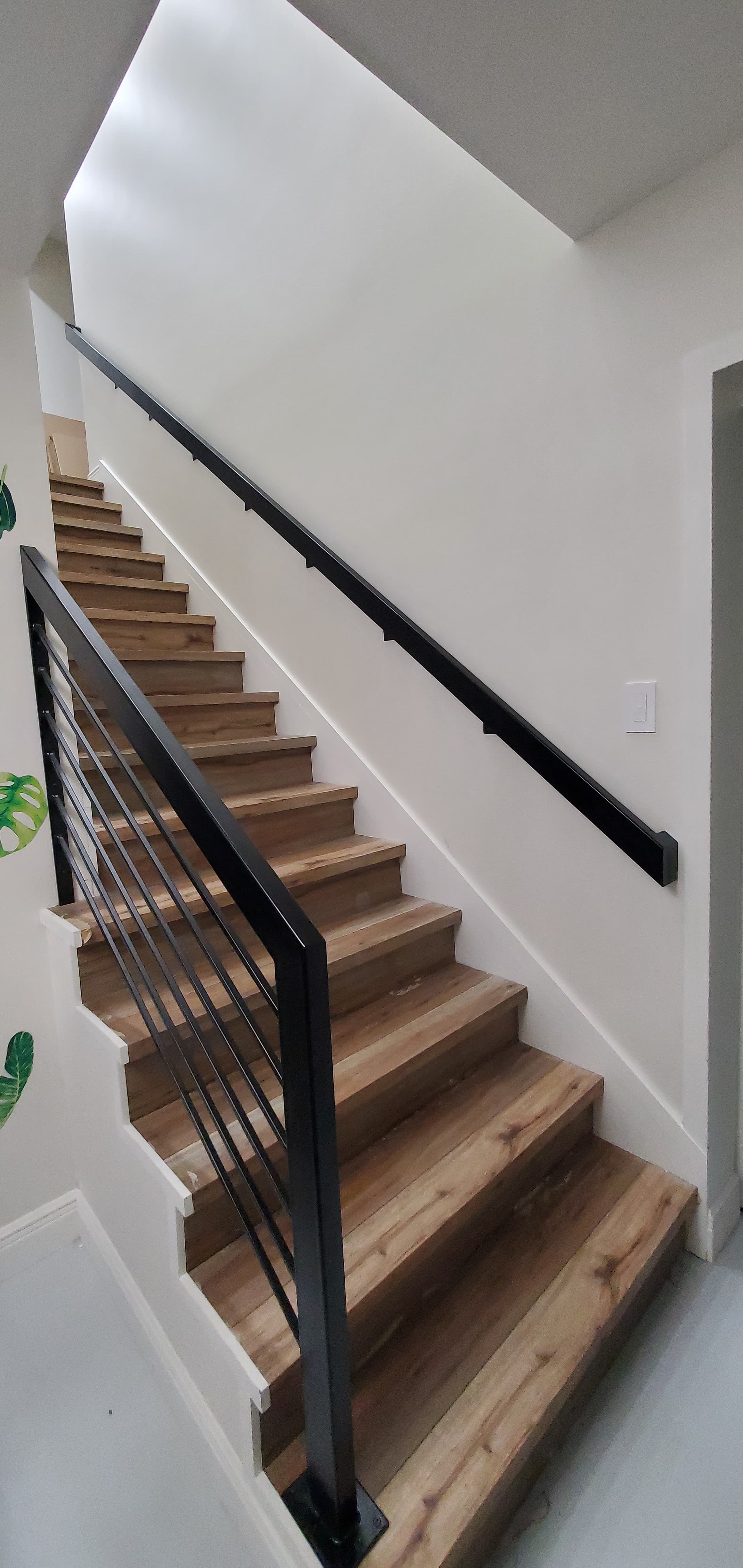 Stairway Railing and Banister.